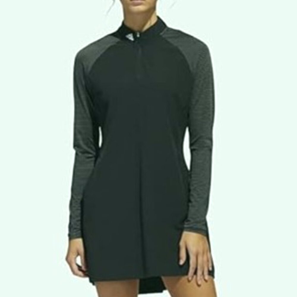 Adidas Black and Gray Mini Dress